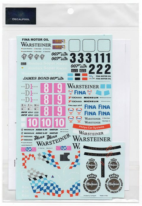 Decal Pool DP109T 1/24 BMW 318i Warsteiner STW / Macau Guia Race '95 w/ Transkit