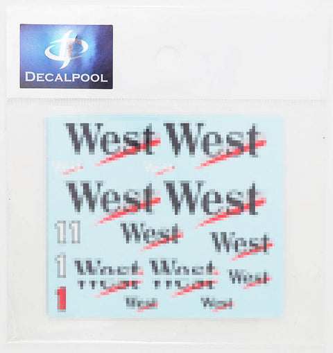 Decal Pool DP138 1/20 Mclaren MP4/13 "West" Option Decal