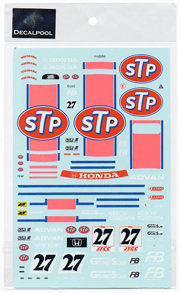 Decal Pool DP146 1/24 Honda Civic EG9 STP #27 JTCC '1994