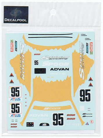 Decal Pool DP148 1/24 Honda Civic EG9 Spoon Macau Guia Race '95