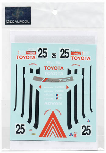 Decal Pool DP162 1/24 Toyota Levin AE101 ADVAN Gr. A 1992 for Hasegawa