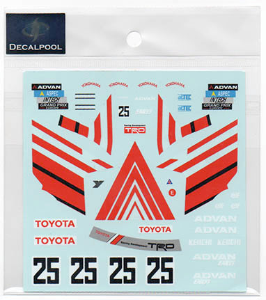 Decal Pool DP169 1/24 Toyota Corolla Levin AE86 ADVAN Inter Tec Winner 85' for Fujimi