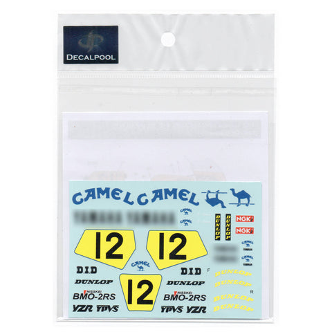 Decal Pool DP175 1/12 Yamaha YZR500 CAMEL #12 Keiji Ohishi G.P. 1989