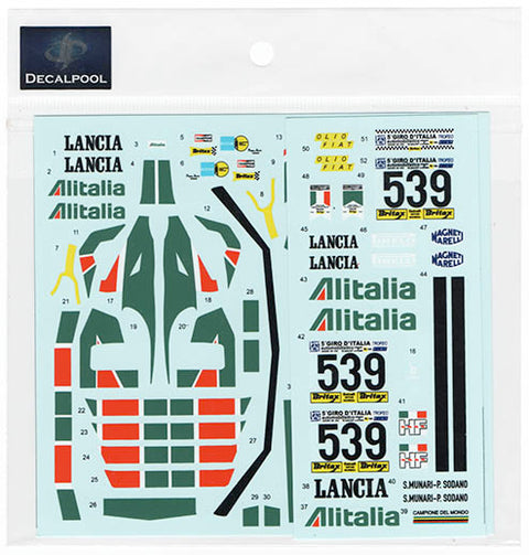 Decal Pool DP193 1/24 Lancia Stratos Turbo Alitalia Gr.5 Giro D' Italia '77