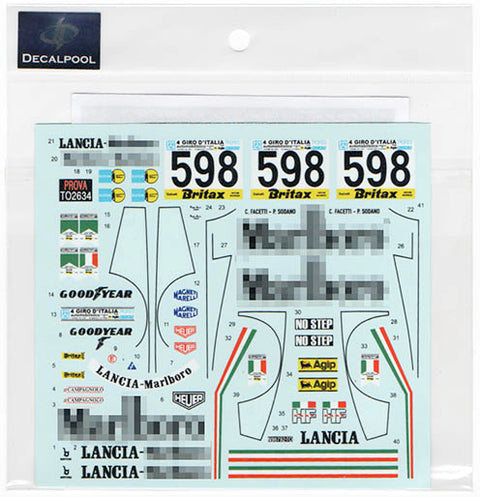 Decal Pool DP194 1/24 Lancia Stratos Turbo Marlboro Gr.5 Giro D' Italia '76