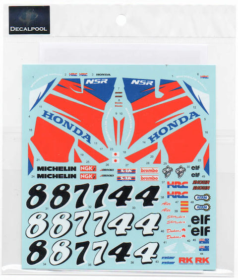Decal Pool DP242 1/12 Honda NSR500 HRC WGP 1994 (early ver.)