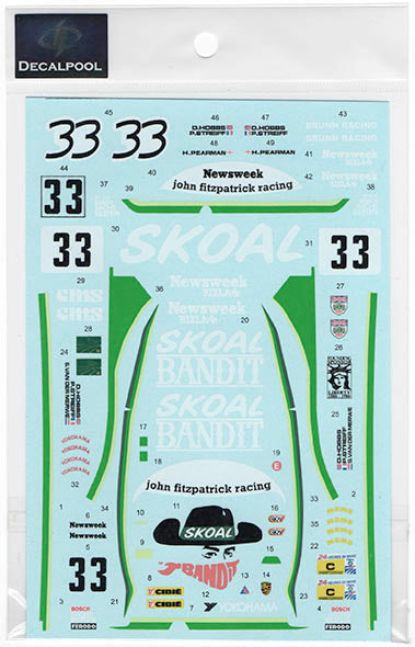 Decal Pool DP246 1/24 Porsche 956 Skoal Bandit LM 1984