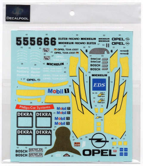 Decal Pool DP275 1/24 Opel Calibra V6 DTM 1994 for Tamiya