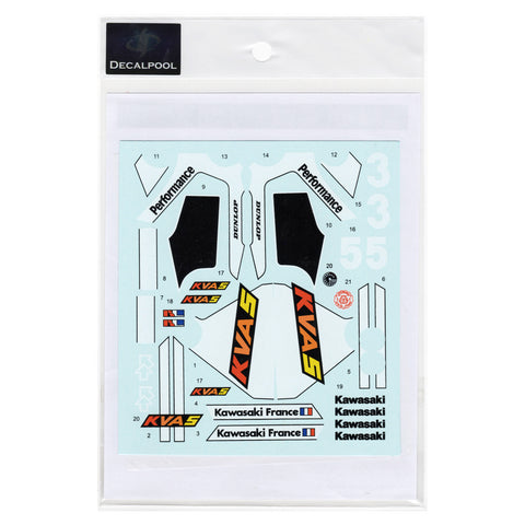 Decal Pool DP317 1/12 Kawasaki KR1000F #3/5 G.P Racer 1980
