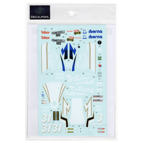Decal Pool DP323 1/12 Yamaha Telkor TZ250M #31 1993