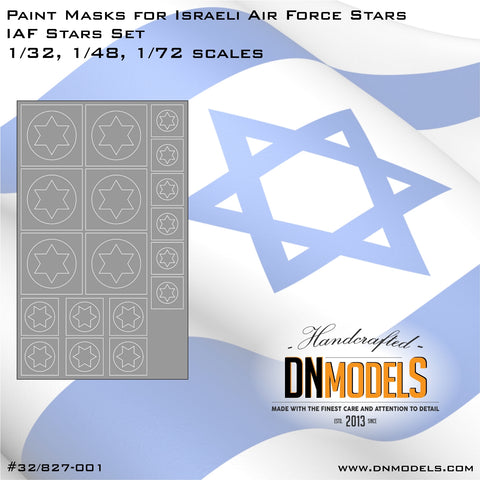 DN Models 32/827-001 1/32 Israeli Stars 1/72, 1/48, 1/32