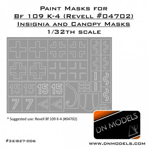 DN Models 32/827-006 1/32 Revell Bf 109 K-4 04702 1/32