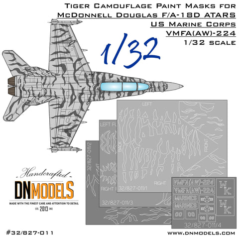 DN Models 32/827-011 1/32 F/A-18D ATARS Tiger Camo 1/32
