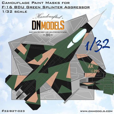 DN Models 32/827-023 1/32 F-16C BDU Gren Splinter Camo 1/32