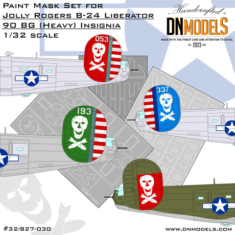DN Models 32/827-030 1/32 Jolly Rogers B-24 Liberators 90 BG (Heavy) 1/32