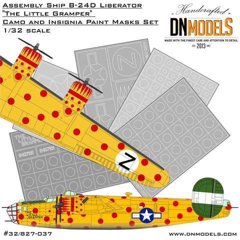 DN Models 32/827-037 1/32 Assembly Ship B-24D Liberator “The Little Gramper” 1/32