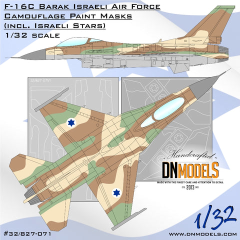 DN Models 32/827-071 1/32 IAI F-16C Barak Camo 1/32