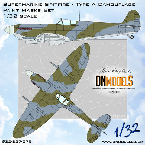DN Models 32/827-079 1/32 Supermarine Spitfire Camouflage Type A 1/32