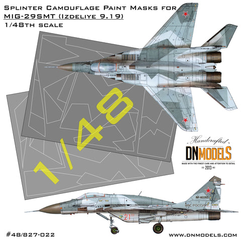 DN Models 48-827-022 1/48 MIG-29SMT Splinter Camo