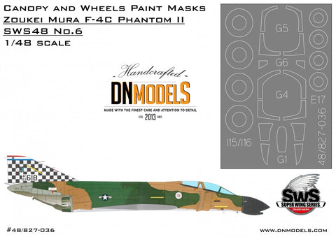DN Models 48-827-036 1/48 Zoukei Mura F-4C Canopy