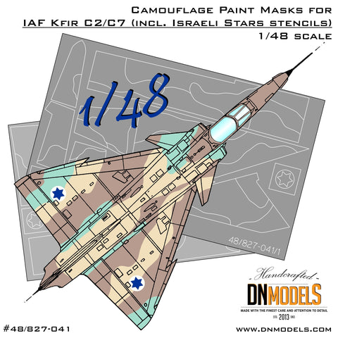 DN Models 48-827-041 1/48 IAF Kfir C2 C7 Camo NEW
