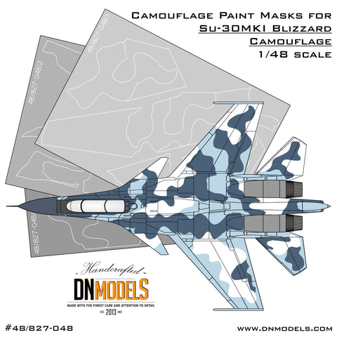 DN Models 48-827-048 1/48 Su-30MKI (#04) Blizzard Camo
