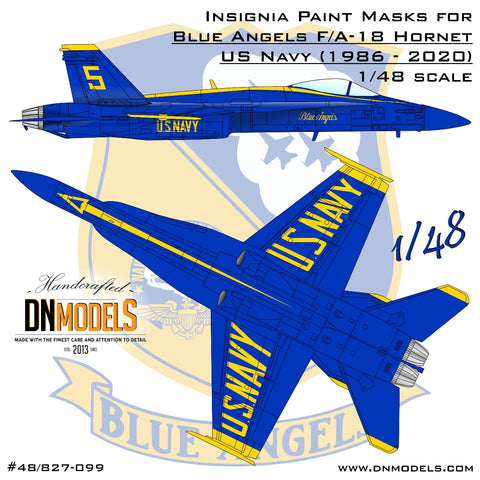 DN Models 48-827-099 1/48 Blue Angels F/A-18 Hornet US Navy