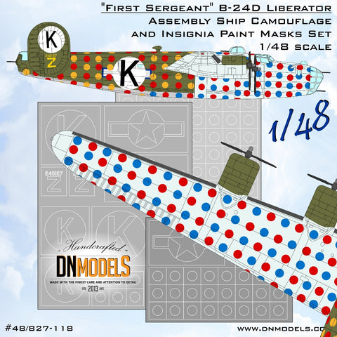 DN Models 48-827-118 1/48 Assembly Ship B-24D Liberator “First Sergeant”