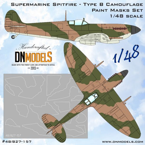 DN Models 48-827-157 1/48 Supermarine Spitfire Camouflage Type B