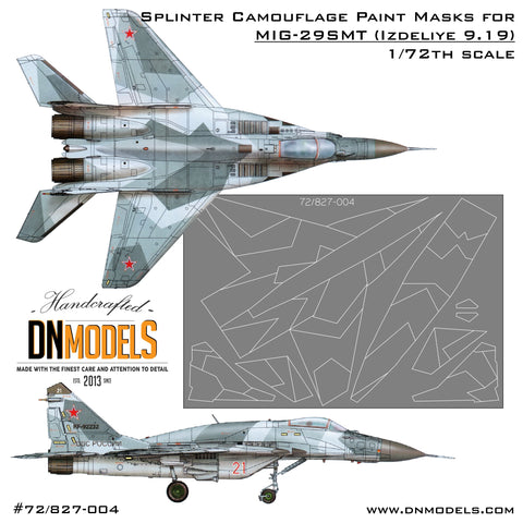 DN Models 72-827-004 1/72 MIG-29SMT Splinter Camo