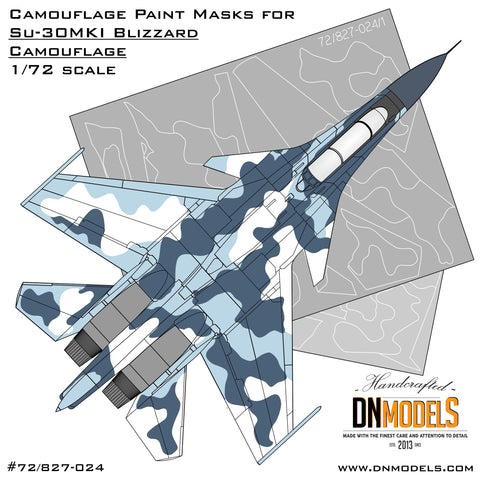 DN Models 72-827-024 1/72 Su-30MKI (#04) Blizzard Camo