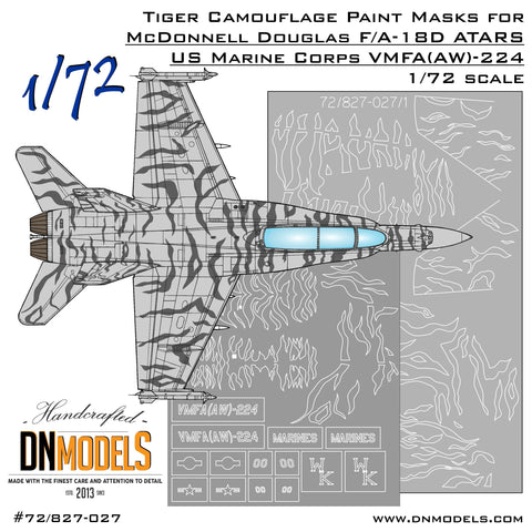 DN Models 72-827-027 1/72 F/A-18D ATARS Tiger Camo
