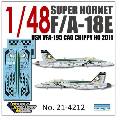 DXM 21-4212 1/48 US Navy F/A-18E VFA-195 Dambusters 2011 Chippyho (For Hasegawa, Meng Model, Italeri, and Revell)
