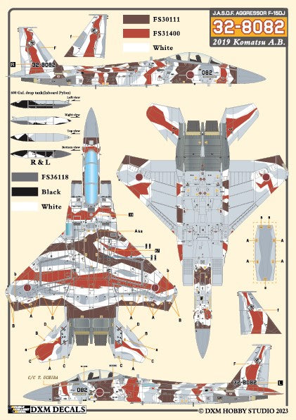 DXM 1/48 31-4264 JASDF F-15J/DJ Aggressor Vol. 1 (For Hasegawa, Great Wall, Academy, and Italeri)