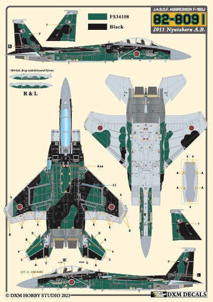DXM 1/48 31-4264 JASDF F-15J/DJ Aggressor Vol. 1 (For Hasegawa, Great Wall, Academy, and Italeri)