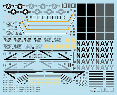 DXM 31-4270 1/48 US Navy F-14B Tomcat VF-103 Jolly Rogers 2000–2004 (For Hasegawa, Great Wall, and HobbyBoss)