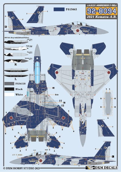 DXM 31-7158 1/72 JASDF F-15J/DJ Aggressor Vol. 1 (For Hasegawa, Platz, and Academy)
