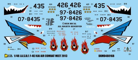 DXM 41-4219 1/48 JASDF F-4EJ Kai ACM 2013 (For Hasegawa and Zoukei-Mura)