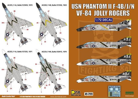 DXM 41-7111 1/72 US Navy F-4B/J/N VF-84 Jolly Rogers