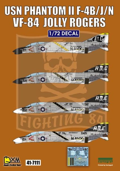 DXM 41-7111 1/72 US Navy F-4B/J/N VF-84 Jolly Rogers