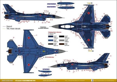 DXM 41-7115 1/72 JASDF F-2A ACM 2013 (For Hasegawa)