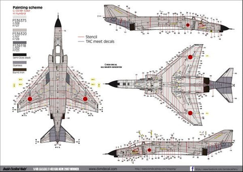 DXM 51-4223 1/48 JASDF F-4EJ Kai ACM 2007 Winner (For Hasegawa and Zoukei-Mura)