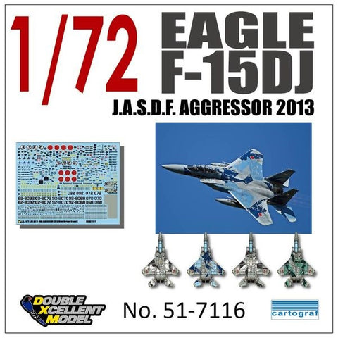 DXM 51-7116 1/72 JASDF F-15DJ Aggressor 2013