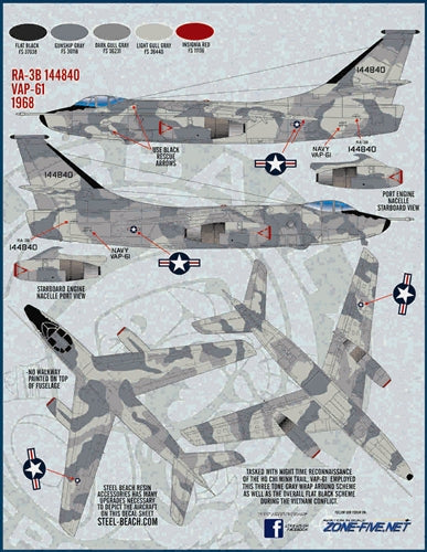 FURBALL 48-022 1/48 Killer Whales A-3 Sky Warriors