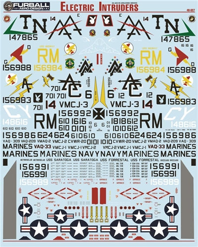 FURBALL 48-027 1/48 USN/USMC Electric Intruder EA-6
