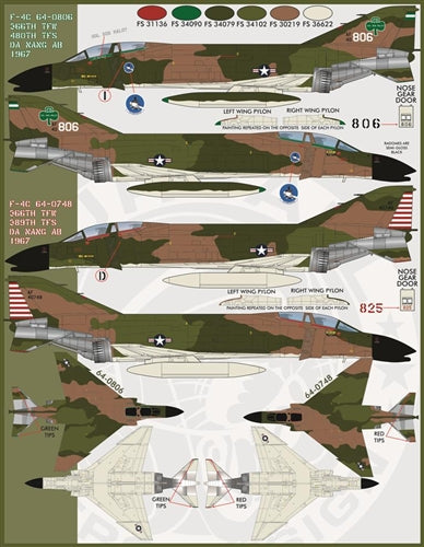 FURBALL 48-029 1/48 F-4C&F-4D Phantom II Gunfighter Phantom, Part 1