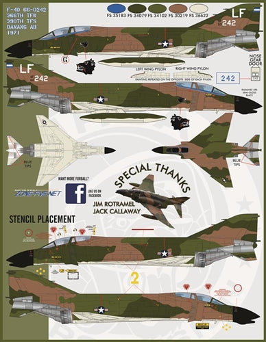 FURBALL 48-029 1/48 F-4C&F-4D Phantom II Gunfighter Phantom, Part 1