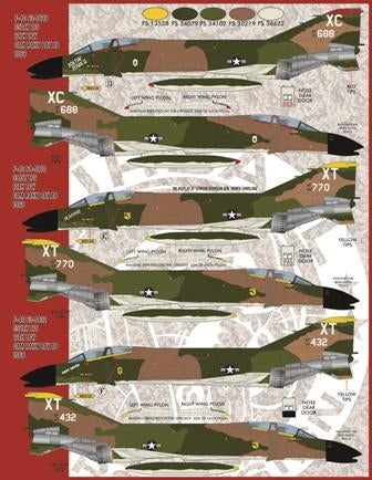 FURBALL 48-031 1/48 12th TFW Phantom、Cam Ranh Air Base