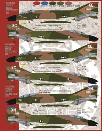 FURBALL 48-031 1/48 12th TFW Phantom、Cam Ranh Air Base