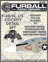 FURBALL 48-047 1/48 F-4B/N,J/S Cockpit Detail Set